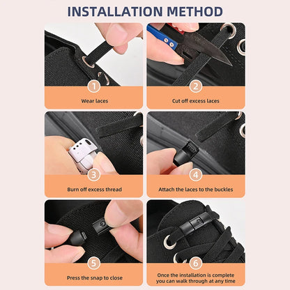 LockFit™ No-Tie Elastic Laces (Instant Slip-On Upgrade)
