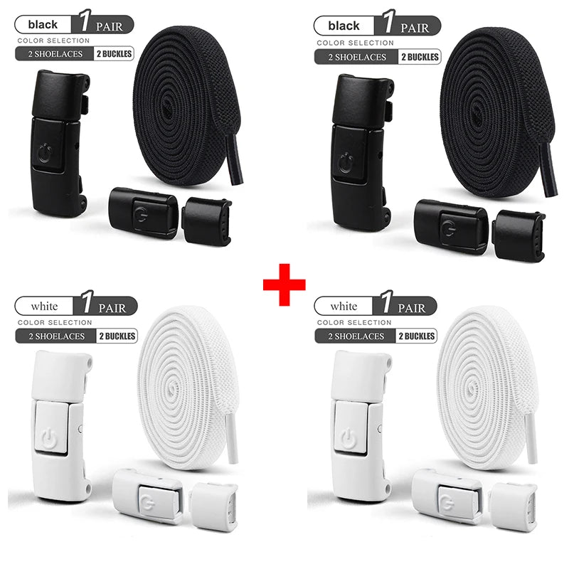 LockFit™ No-Tie Elastic Laces (Instant Slip-On Upgrade)